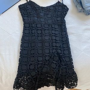 Olivaceous lace flounce mini cocktail dress NWOT size xs